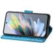 Чехол UniCase Butterfly Pattern для ZTE Blade A35 / Blade A55 - Blue (367719L). Фото 3 из 6
