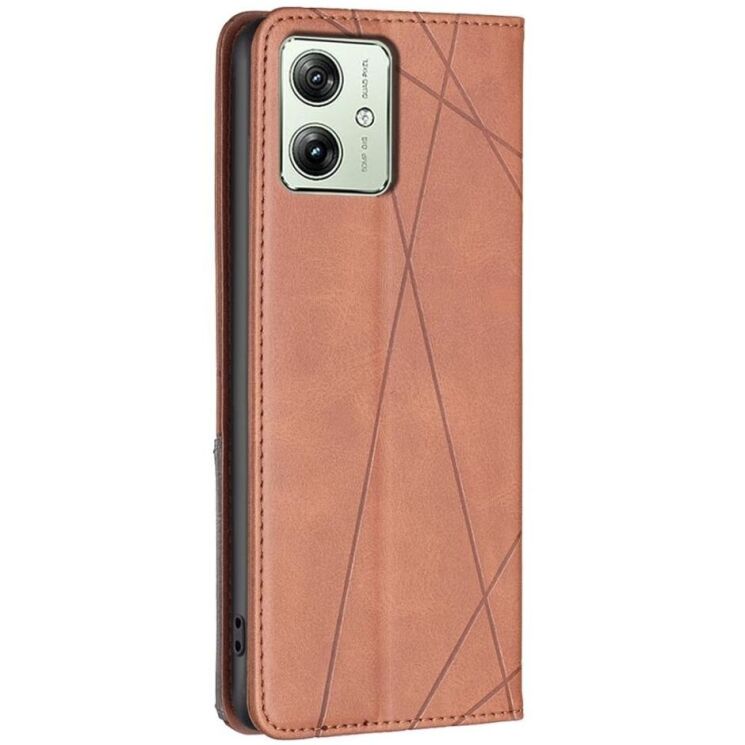 Чехол UniCase Geometric Pattern для Motorola Moto G54 / G54 Power - Brown: фото 3 из 8