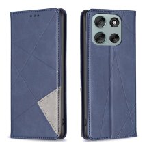 Чохол UniCase Geometric Pattern для Motorola Moto G56 - Blue: фото 1 з 9