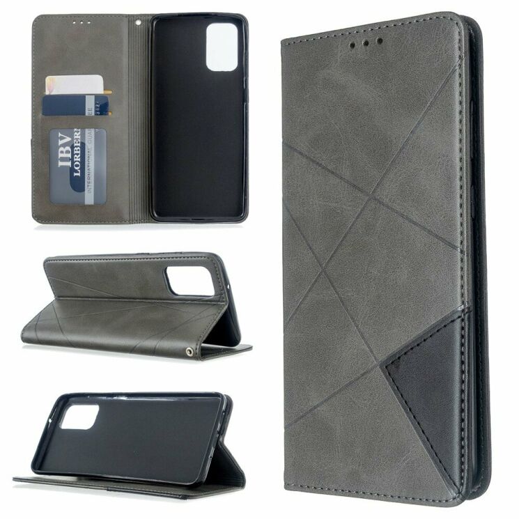 Чехол UniCase Geometric Pattern для Samsung Galaxy S20 Plus (G985) - Grey: фото 1 из 11