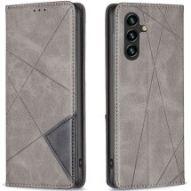Чехол UniCase Geometric Pattern для Samsung Galaxy S25 FE (S731) - Grey: фото 1 из 9