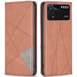 Чохол UniCase Geometric Pattern для Xiaomi Poco M4 Pro 4G - Coffee (299024C)
