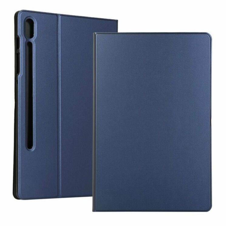 Чехол UniCase Stand Cover для Samsung Galaxy Tab S7 Plus (T970/975) / S8 Plus (T800/806) - Dark Blue: фото 1 из 6