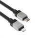 Кабель Baseus CoolPlay Series Type-C to to Lightning (20W, 1m) (CAKW000001) - Black (896211B). Фото 3 з 19