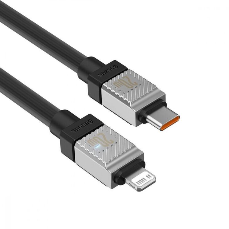 Кабель Baseus CoolPlay Series Type-C to to Lightning (20W, 1m) (CAKW000001) - Black: фото 3 з 19