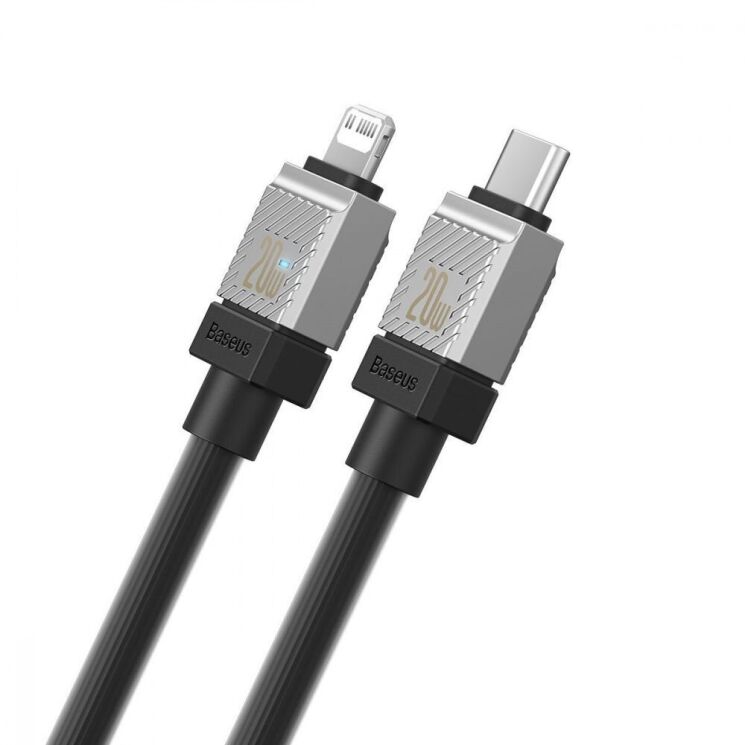 Кабель Baseus CoolPlay Series Type-C to to Lightning (20W, 1m) (CAKW000001) - Black: фото 2 з 19