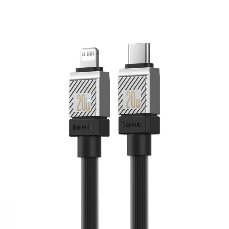 Кабель Baseus CoolPlay Series Type-C to to Lightning (20W, 1m) (CAKW000001) - Black: фото 4 з 19
