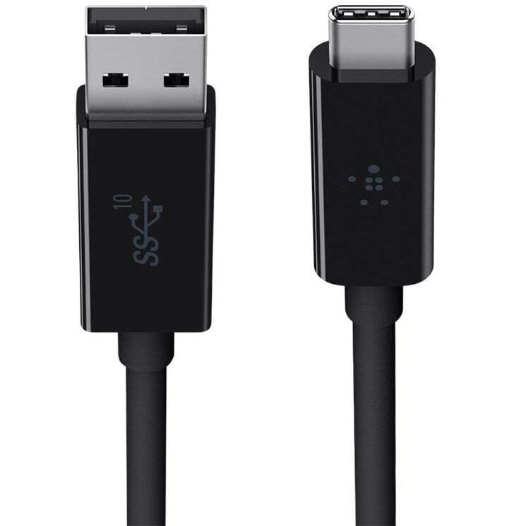 Кабель Belkin USB to Type-C (1m) - Black: фото 1 з 5