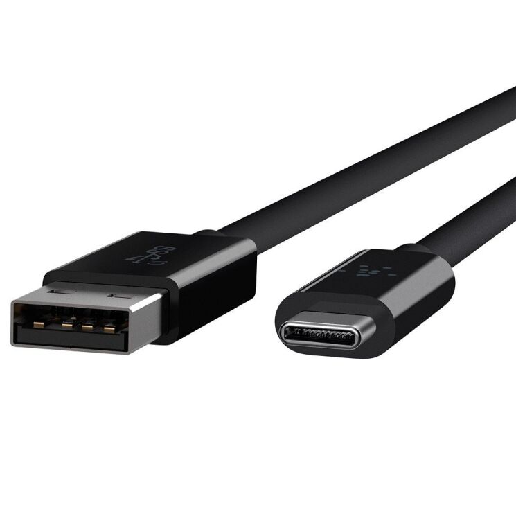 Кабель Belkin USB to Type-C (1m) - Black: фото 2 з 5