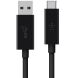 Кабель Belkin USB to Type-C (1m) - Black (896321B). Фото 3 з 5