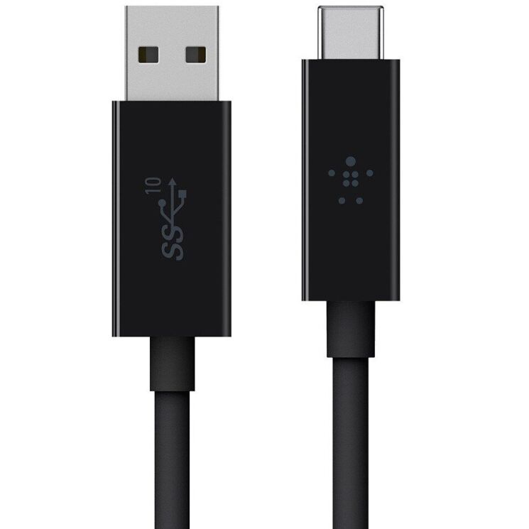 Кабель Belkin USB to Type-C (1m) - Black: фото 3 з 5