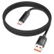 Кабель Hoco U126 Lantern USB to Type-C (5A, 1.2m) - Black (896237B). Фото 3 из 6
