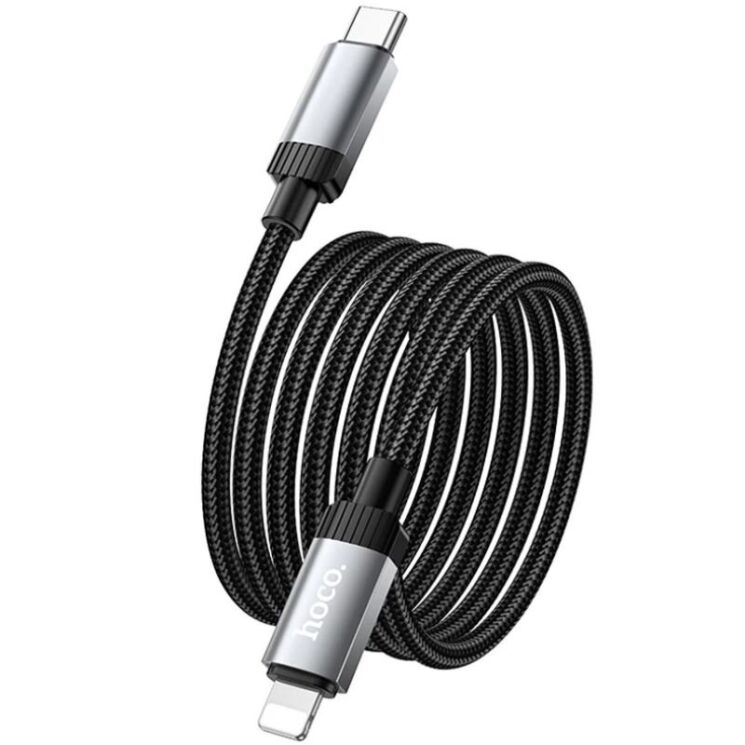 Кабель Hoco X117 Type-C to Lightning 27W (1m) - Black: фото 4 з 7