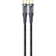 Кабель USAMS SJ574 Type-C to Type-C (100W, 5A, 1.2m) - Black: фото 1 из 15