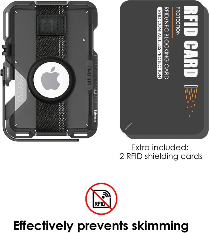 Кардхолдер AULUMU G03 Carbon Style (MagFit) - Grey (982451H) Кардхолдер AULUMU G03 Carbon Style (MagFit) - Grey: фото 18 з 20