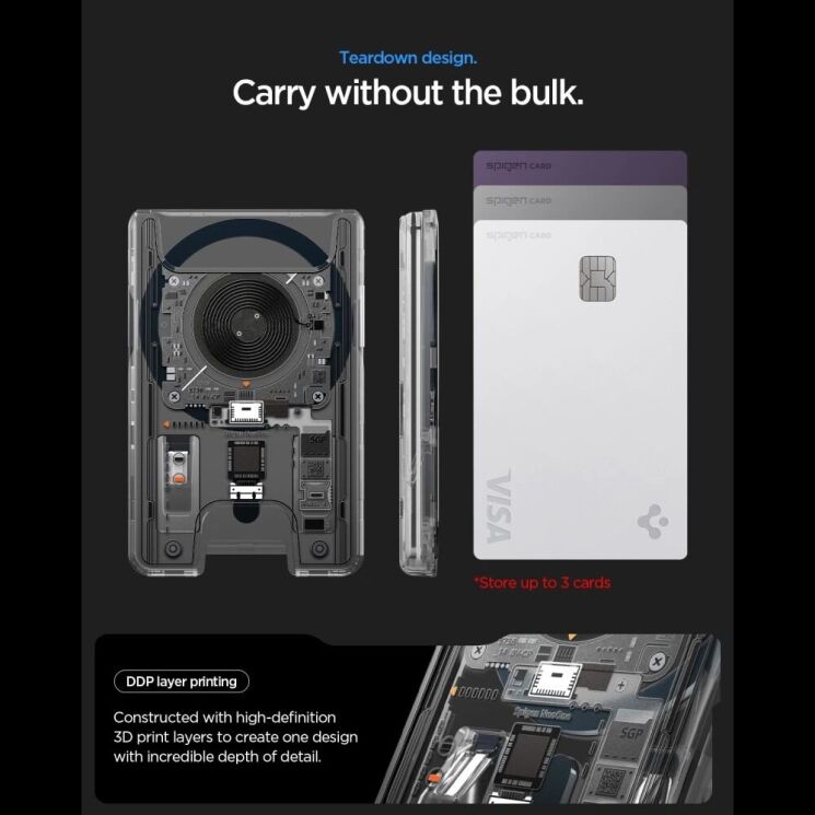 Кардхолдер Spigen Ultra Hybrid Neo One (AFA11403) - Neo One: фото 8 из 11