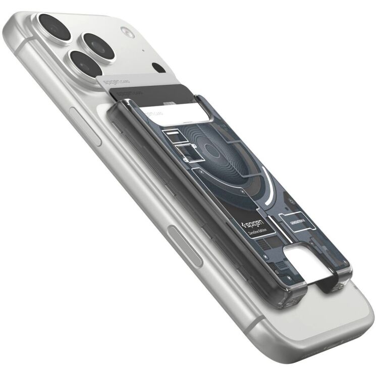 Кардхолдер Spigen Ultra Hybrid Zero One (AFA11304) - Black: фото 8 з 19