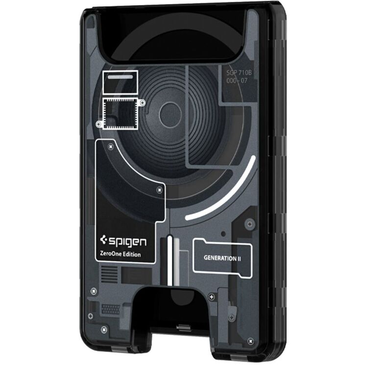Кардхолдер Spigen Ultra Hybrid Zero One (AFA11304) - Black: фото 5 з 19