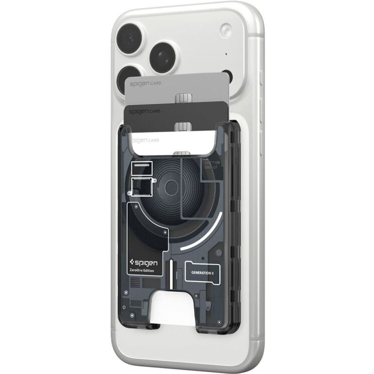 Кардхолдер Spigen Ultra Hybrid Zero One (AFA11304) - Black: фото 3 з 19
