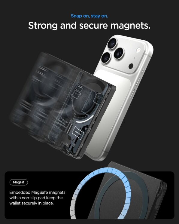 Кардхолдер Spigen Ultra Hybrid Zero One (AFA11305) - White: фото 17 из 19