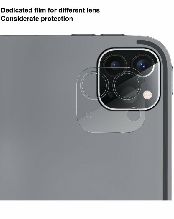 Комплект из пленки и защитного стекла IMAK Film Protector для Apple iPad Pro 12.9 (2020): фото 7 из 12