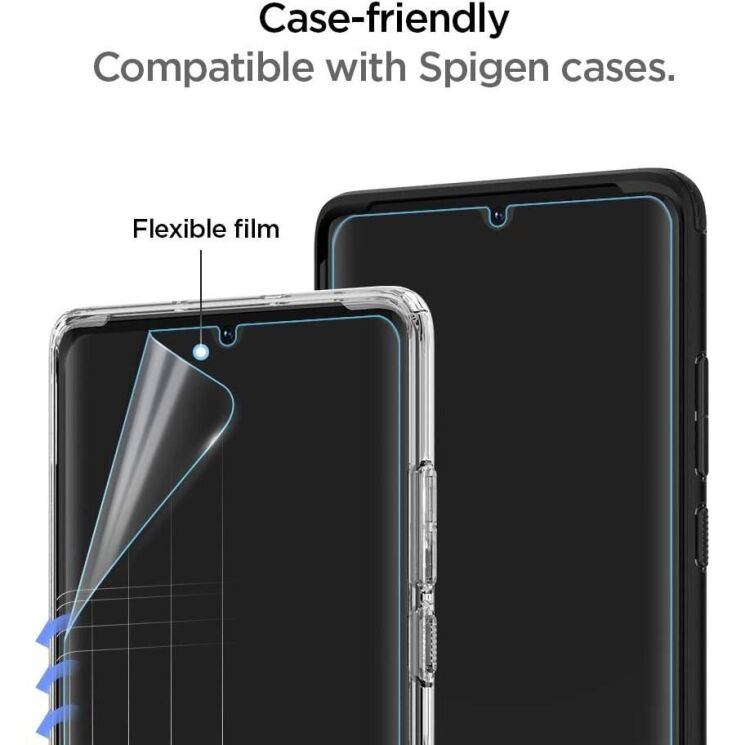 Комплект защитных пленок Spigen (SGP) Film Neo Flex HD (Front 2) для Huawei P30 Pro: фото 2 из 8
