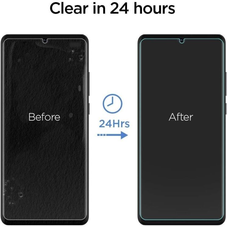 Комплект защитных пленок Spigen (SGP) Film Neo Flex HD (Front 2) для Huawei P30 Pro: фото 6 из 8