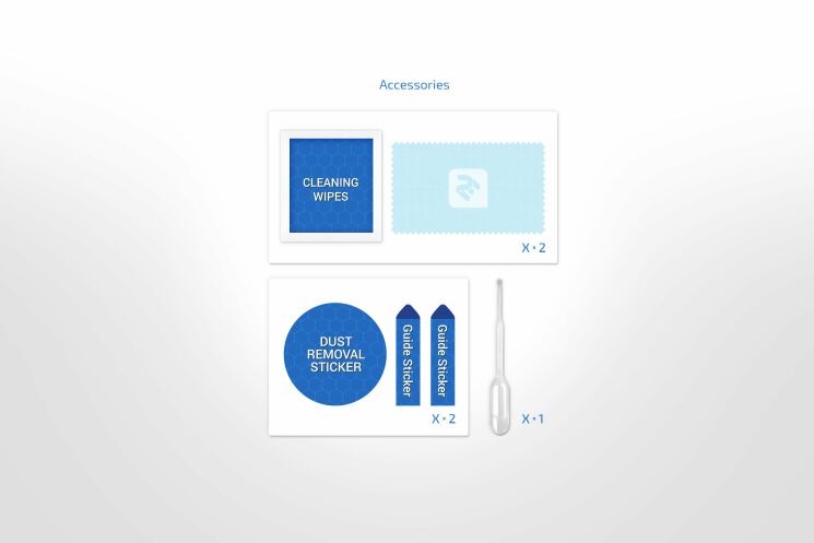 Комплект защитных стекол (2 в 1) 2E Basic Full Glue для Samsung Galaxy A20s (A207) - Black: фото 6 из 6