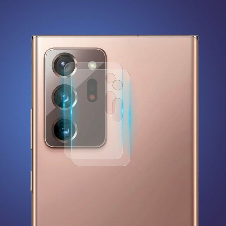 Комплект защитных стекол (2шт) на камеру ENKAY 9H Lens Protector для Samsung Galaxy Note 20 Ultra (N985): фото 1 из 8