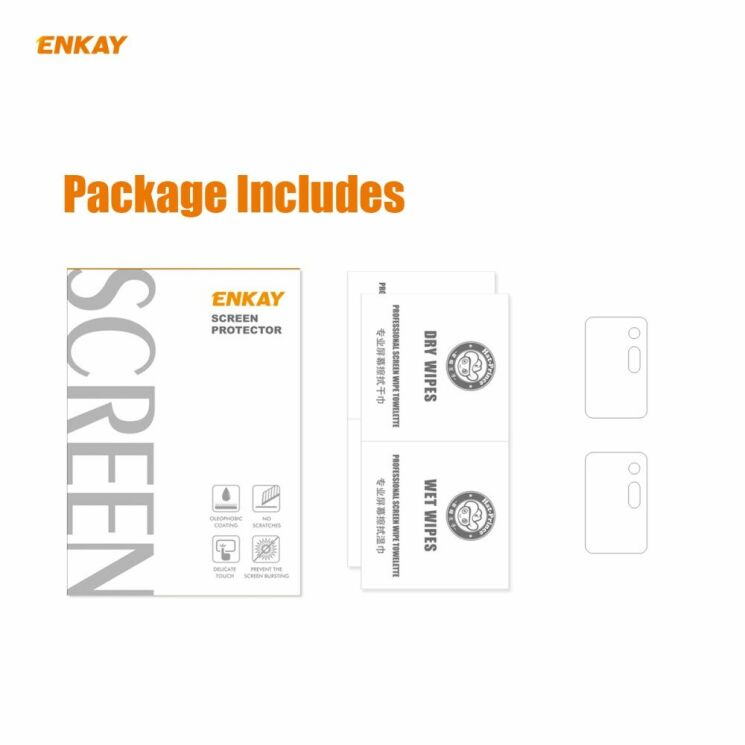 Комплект защитных стекол (2шт) на камеру ENKAY 9H Lens Protector для Samsung Galaxy Note 20 Ultra (N985): фото 7 из 8