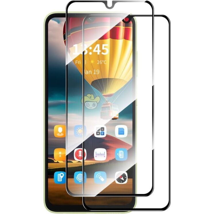 Комплект защитных стекол HAT PRINCE Full Glue для Realme Note 50 - Black: фото 1 из 7