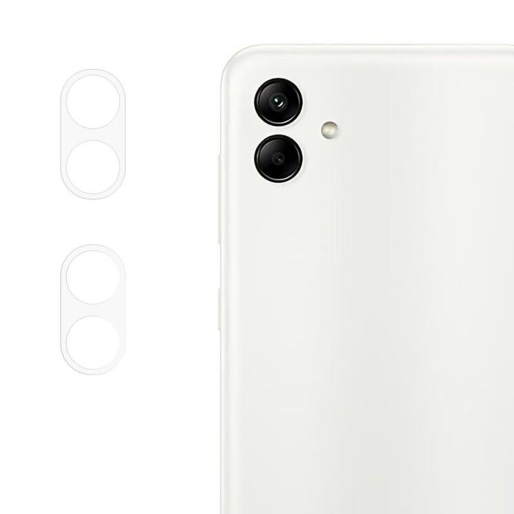 Комплект защитных стекол на заднюю камеру Deexe Camera Lens Protector для Samsung Galaxy A04 (A045): фото 1 из 5