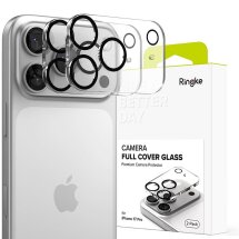 Комплект защитных стекол Ringke Camera Full Cover Glass для iPhone 17 Pro (8800328812352) - Black: фото 1 из 11