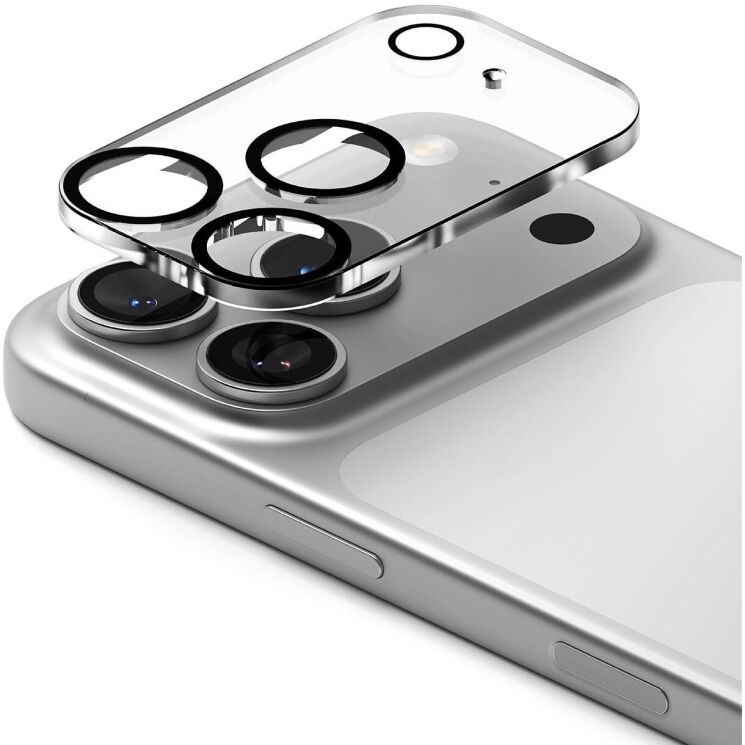 Комплект защитных стекол Ringke Camera Full Cover Glass для iPhone 17 Pro (8800328812352) - Black (422705B) Комплект защитных стекол Ringke Camera Full Cover Glass для iPhone 17 Pro (8800328812352) - Black: фото 3 из 11