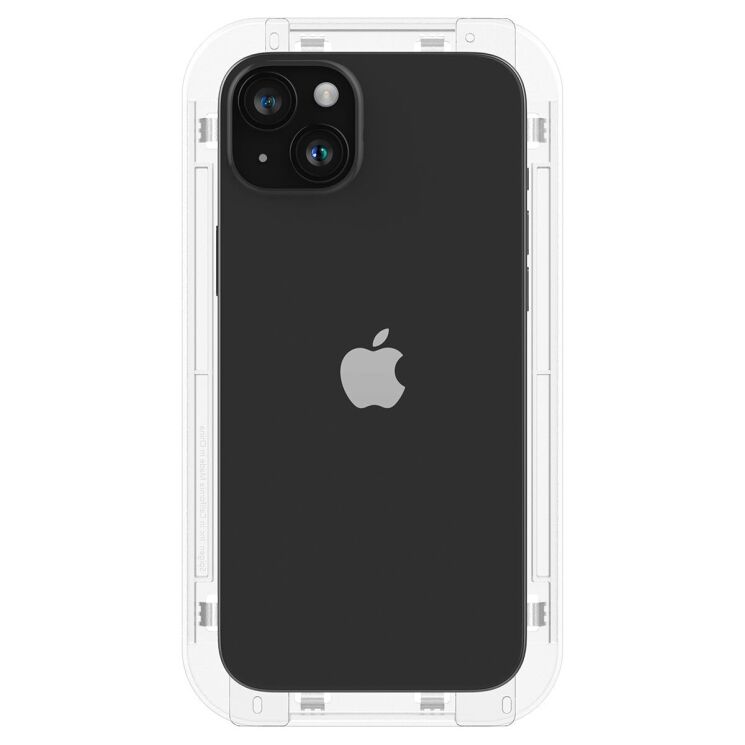 Комплект защитного стекла Spigen (SGP) GLAS.tR EZ Fit Sensor Protected для Apple iPhone 15 Plus: фото 7 из 14
