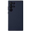 Кожаный чехол MELKCO Classic Case для Samsung Galaxy S24 Ultra (S928) - Dark Blue (346943DB)