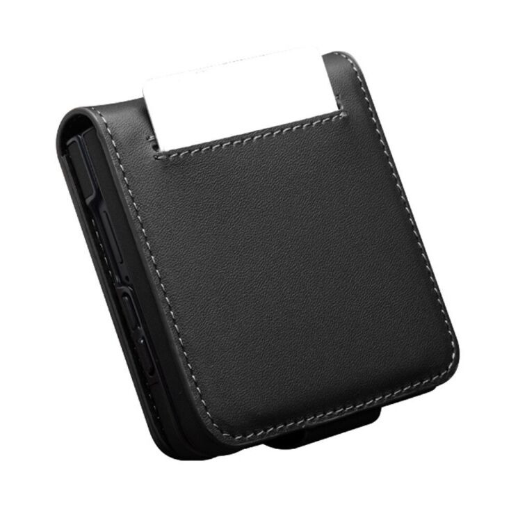 Кожаный чехол QIALINO Wallet Case (FF) для Samsung Galaxy Flip 8 - Black (423535B) Кожаный чехол QIALINO Wallet Case (FF) для Samsung Galaxy Flip 8 - Black: фото 2 из 11
