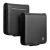 Шкіряний чохол QIALINO Wallet Case (FF) для Samsung Galaxy Flip 8 - Black: фото 1 з 11