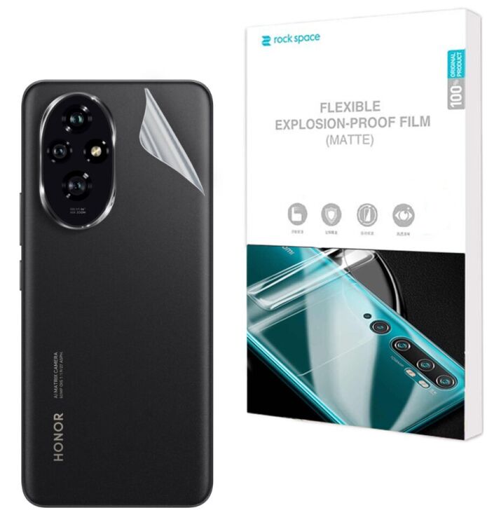 Антиблікова плівка на задню панель RockSpace Matte для Honor 200: фото 1 з 9