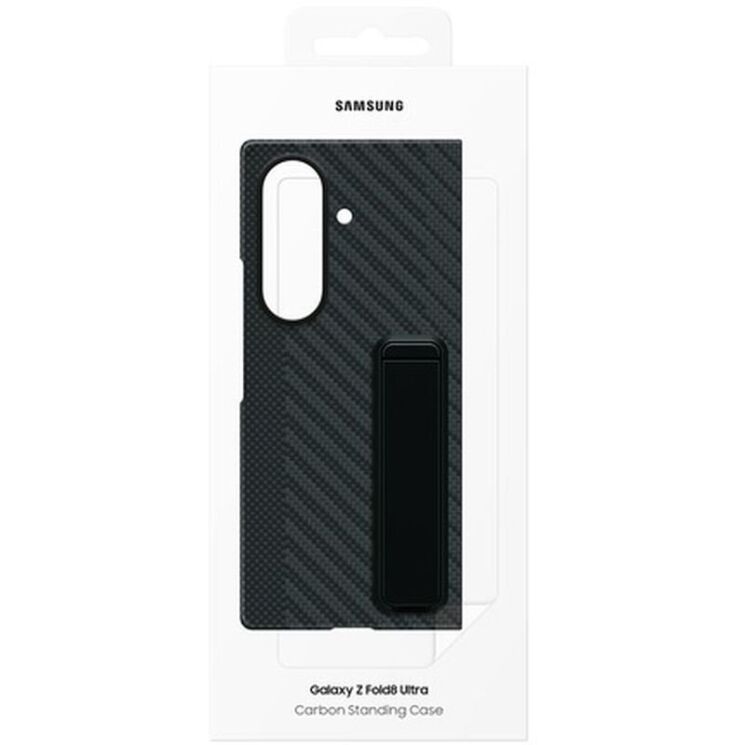 Оригинальный чехол Carbon Standing Case для Samsung Galaxy Fold 8 Ultra (EF-XF976SBEGUA) - Black: фото 7 из 7