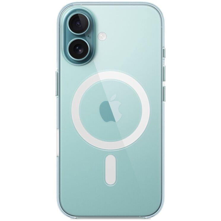 Оригинальный чехол Clear Case with MagSafe для Apple iPhone 16 (MA6A4) - Transparent: фото 2 из 5