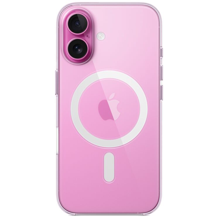Оригинальный чехол Clear Case with MagSafe для Apple iPhone 16 (MA6A4) - Transparent: фото 4 из 5