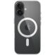 Оригинальный чехол Clear Case with MagSafe для Apple iPhone 16 (MA6A4) - Transparent (366434T). Фото 1 из 5