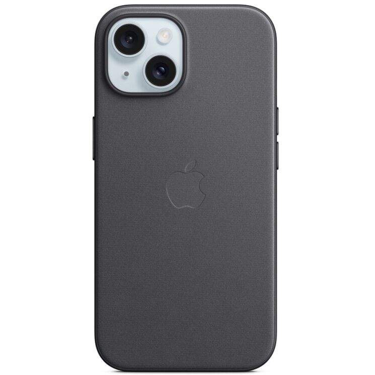 Оригинальный чехол FineWoven MagSafe для Apple iPhone 15 (MT393) - Black: фото 1 из 4