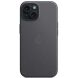 Оригинальный чехол FineWoven MagSafe для Apple iPhone 15 (MT393) - Black (339993B). Фото 2 из 4