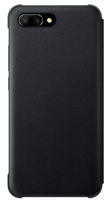 Оригинальный чехол-книжка Smart View Flip Cover для Huawei Honor 10 - Black: фото 2 из 4