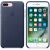 Оригинальный чехол Leather Case для Apple iPhone 7 Plus / 8 Plus (MMYG2/MQHL2) - Midnight Blue: фото 1 из 5