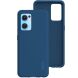 Оригинальный чехол Silicone Case для OPPO Find X5 Lite - Blue (306954L). Фото 1 из 5