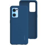 Оригинальный чехол Silicone Case для OPPO Find X5 Lite - Blue: фото 1 из 5