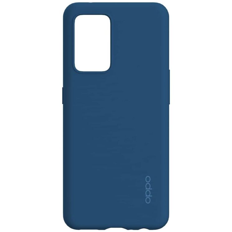 Оригинальный чехол Silicone Case для OPPO Find X5 Lite - Blue: фото 2 из 5